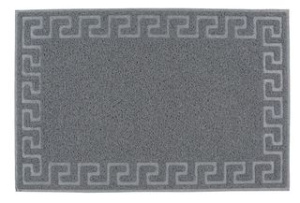 Коврик 50*80см "Spongy" Меандр SUNSTEP (серый)(ПВХ) (15/15)