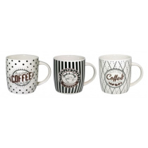 Кружка 360 мл "Кофе" фарф.(12/48)