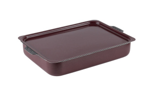 Противень 19*25*5,7 см прям. мет/кр. ТМ Калитва Кружево (1/16)