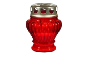 Лампада D-090 (красный) (стекло) (1/20)