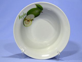 Миска 550мл ЗЕЛЕНОЕ ЯБЛОКО фарф.(15)