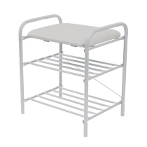 Банкетка 1 (Б1-1/МС светло-серый/матовый серый) (1/1)