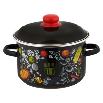 Кастрюля 4,0л Appetite Healthy food цил эмаль (1/4)