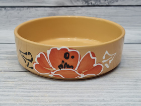 Емкость для запекания круглая "Десерт" Мак бежевый (12)