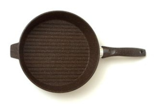 Сковорода-гриль 280*65мм пл/руч БРАУН алюм.(1/10)