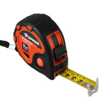 Рулетка, 3 фиксатора, двукомп. корпус, 5м х 19мм (6/6)