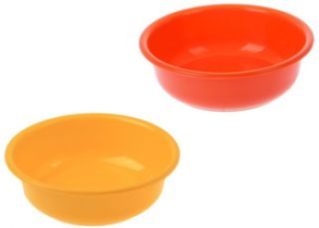 Миска 1,2л МИКС пласт.(1/33)