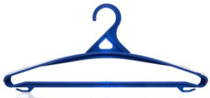 Вешалка для верхней одежды р 48-50 микс пластик(1/45)