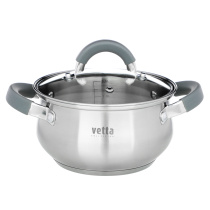 Кастрюля 1,9л "Вена" ст/кр (индукция) 16*9,5см VETTA (1/12)