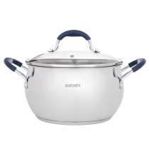 Кастрюля 22х12,5см. 5,1 л. со стекл. кр, индукция SATOSHI Альба (1/6) 