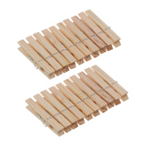 Набор прищепок 20шт, натуральное дерево VETTA (10/60)