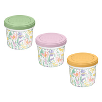 Банка с завинчив. крышкой 1л, пластик, 3 цв Ботаника (1/18)