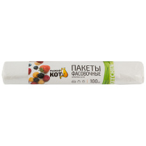 Пакеты фасовочные 24*37см (100шт в рулоне) "Рыжий кот" (50/50)