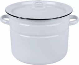 Кастрюля  5,5л б/дек эмаль (2)