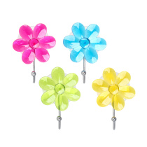 Крючок на присоске  "Прозрачный" цветной VETA  (1/24/672)