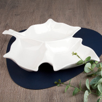 Блюдо сервировочное 40*32*6см "Маршмеллоу"  (фрф) (2/20)