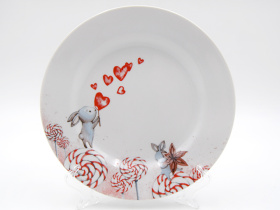 Тарелка 200 мм мелкая ф.653"Идиллия" дек. "Lollipop" (20)