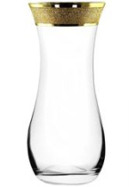 Ваза 24 см с рисунком "Золотой карат" (1/12)