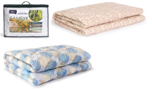 Одеяло стеганое бамбук 205х140 "Луговые травы" (1/7)