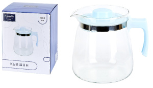 Кувшин 1800мл с крышкой-фильтром п/у бор.стекло (1/30)
