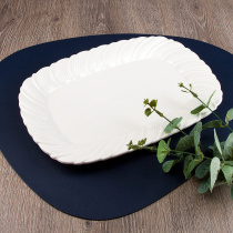 Блюдо сервировочное 30*20*2,5см "Маршмеллоу"  (фрф) (6/24)