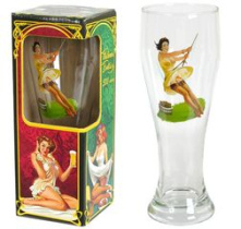 Бокал для пива 300мл Подарочный "Pin-up beer" п/у (1/12)