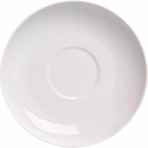 Блюдце чайное 140 мм Унифицированный Белое (фарфор) , р.1, С6 (40)