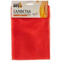 Салфетка 40*40см "Замша" (микрофибра) (10/100)