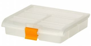 Блок для мелочей 114*142*34мм Прозрачный пласт.(1/24)