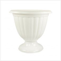 Вазон "Жасмин" 12л (белый),пласт. (10)