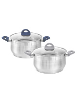 Кастрюля с крышкой 6л MAGNIFICA Basic нерж (1/4)