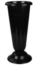 Ваза для цветов п/срезку d=210мм h=440мм (черн) пласт (1/5)