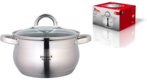 Кастрюля 4,0л,ст/кр,5-ти слойн.капсул.дно, п/у (нжс) (6)