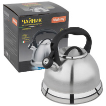Чайник 3,5л UNICO STILE со свист., смешанная полировка, ручка с soft-touch (нжс) (1/12)