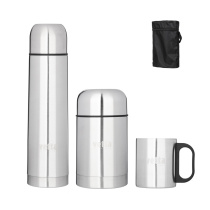 Набор походный (термос 1л "Буллет" + термоc суповой 0,75л + кружка 0,3л) в сумке VETTA (1/6)