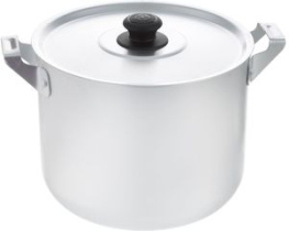 Кастрюля  3,5л мат, мет/кр, мет/руч, цил ТМ Калитва алюм.(12)