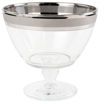 Ваза на ножке 1 шт 170мл с узором "Ампир" (4)