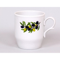 Кружка 350 мл Русское поле Оливки эконом (фарфор) , р.4, С22 (24)