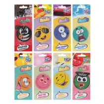 Ароматизатор бумажный "Модные смайлы", дисплей 80 штук, цена за 1шт(1/80/800)