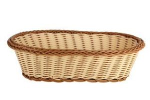 Корзинка для хлеба 27*19*7,5см  (пласт) (10/120)
