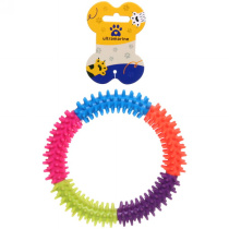 Игрушка д/собаки "Кольцо - Зубочистка", мульти цвет, 15см (1/12)