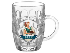 Кружка д/пива 500мл "Пейте пиво" (1/9)