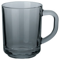Кружка 250мл "Basilico" Grey (стекло) (1/12)