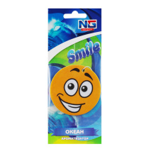 Ароматизатор бумажный NEW GALAXY "Смайл", Океан (1/12/288)