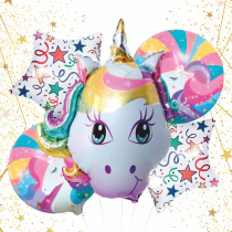 Набор шаров 5 шт "Сказочный единорог" (10/10)