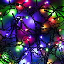 Гирлянда электр. уличн. Вьюн 10м, 200LED, мультицвет, 8 реж, ПВХ провод, 220В СНОУ БУМ (1/50)