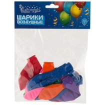 Шары воздушные 10шт 25см Волшебная страна (латекс) (1/12)