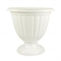 Вазон "Жасмин" 18л (белый) пласт.(10)