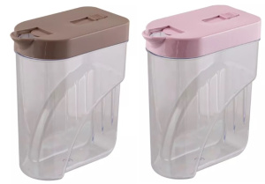 Банка овал 1,0л для сып прод пластик(32)