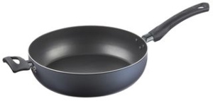 Сотейник 260мм б/кр, АП, 2руч ТМ Калитва Сатин алюм.(8)